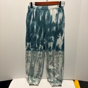 Garage Teal Tie-Dye Sweatpants
